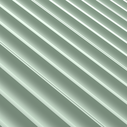 Panneau mural 3D WP08 vert doux – cannelure ronde
