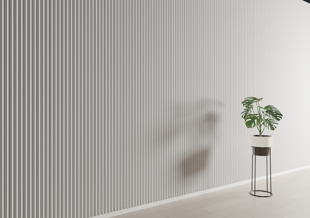 Soft White WP09 3D Wall Panel – Arch