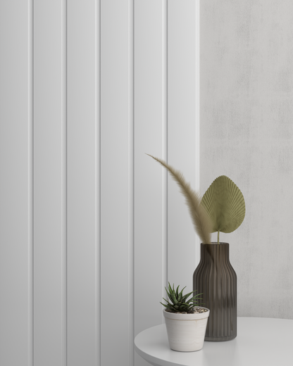 Panneau mural 3D WP15 blanc doux – inline large
