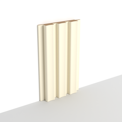 Panneau mural 3D WP04 crème doux – lame creuse