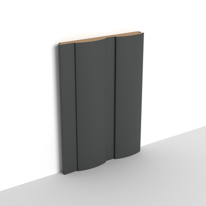 Panneau mural 3D WP06 anthracite – arche douce