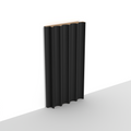 Mat zwart | WP08 | 3D-wandpaneel