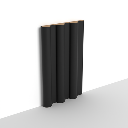 Panneau mural 3D WP09 noir mat – arche