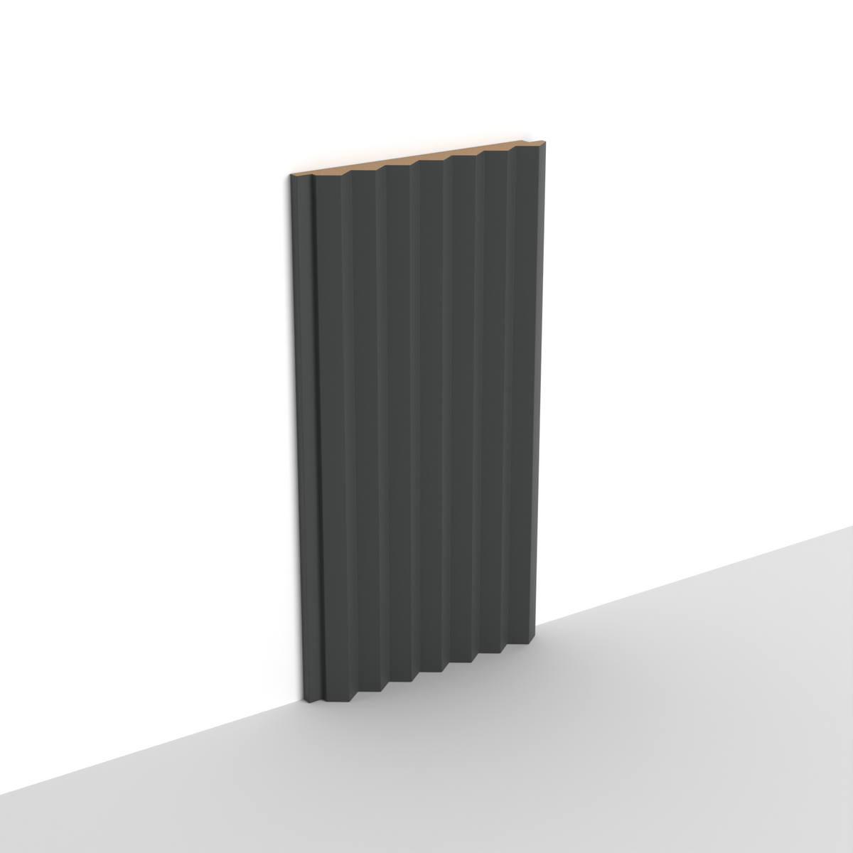 Panneau mural 3D WP10 anthracite – pic fin