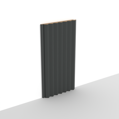 Panneau mural 3D WP10 anthracite – pic fin