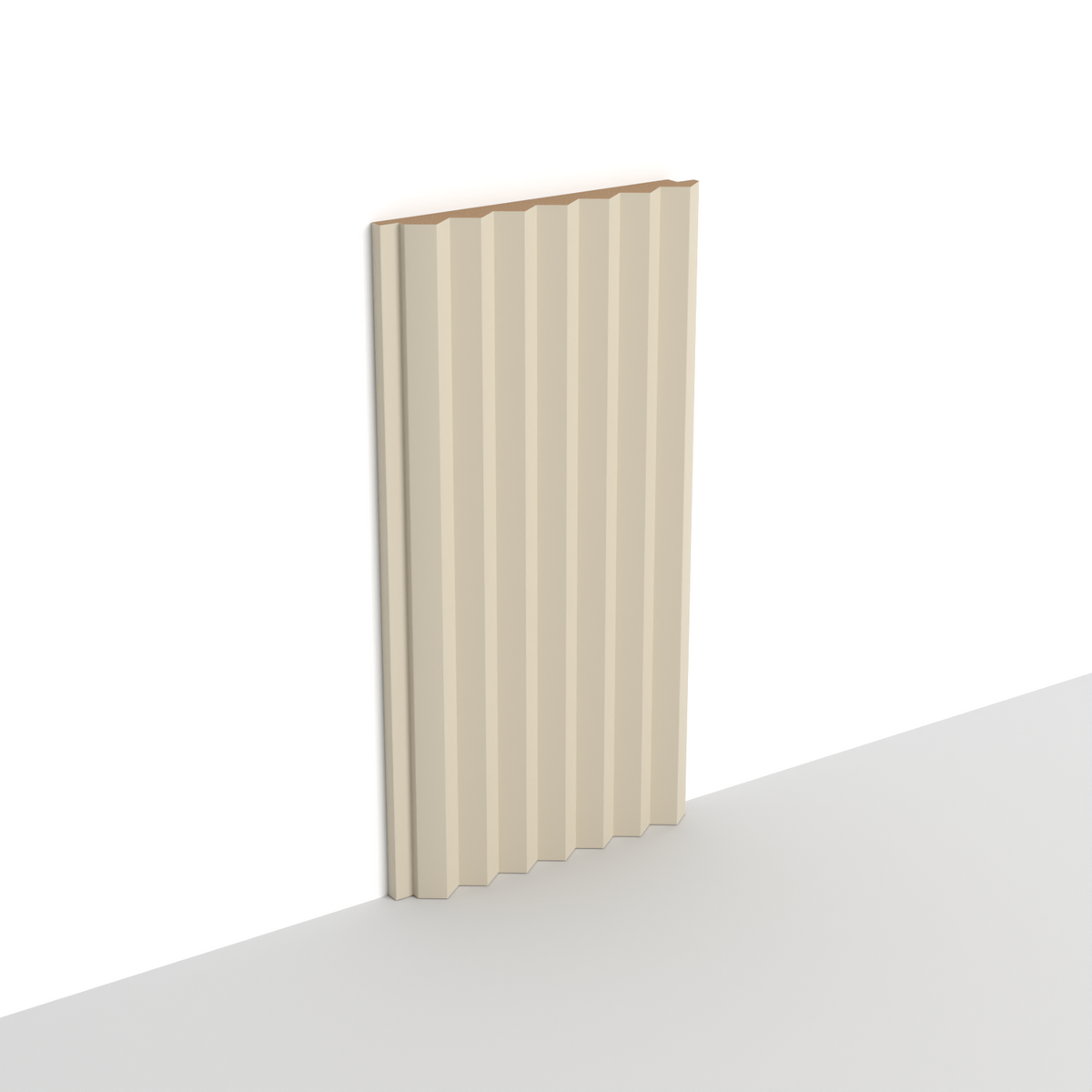 Panneau mural 3D WP10 beige – pic fin
