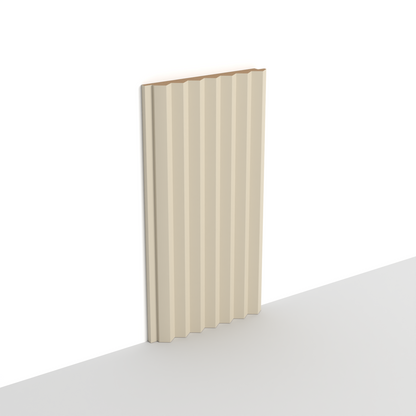 Beige WP10 3D-wandpaneel – fijne piek