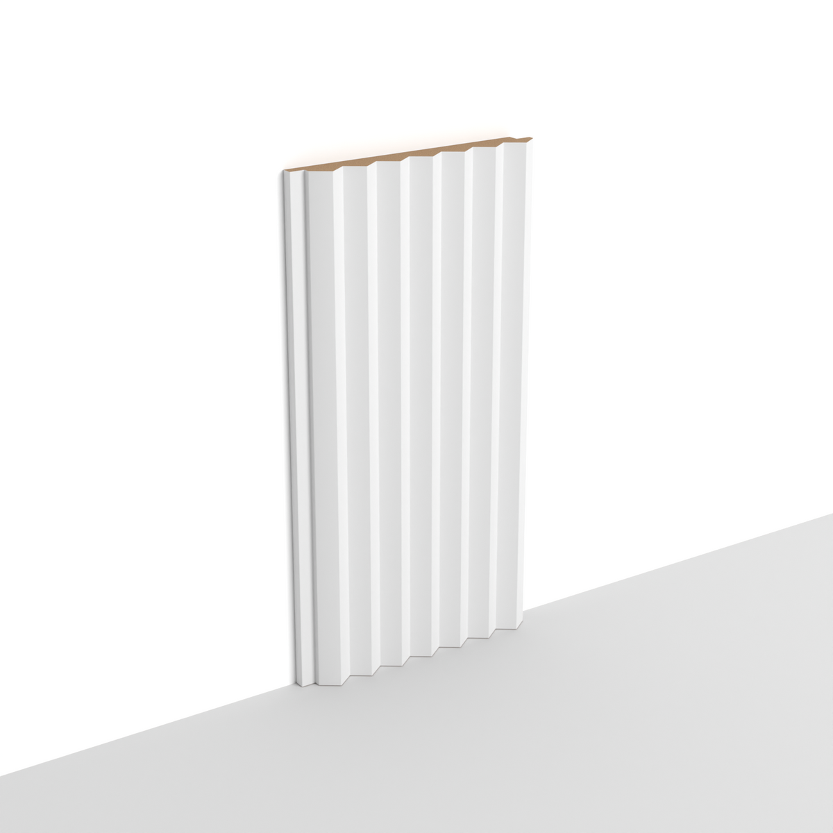Panneau mural 3D WP10 blanc doux – pic fin