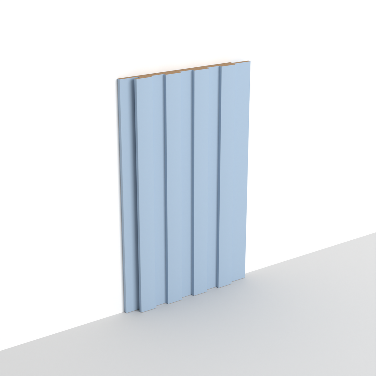 Panneau mural 3D WP12 bleu doux – inline