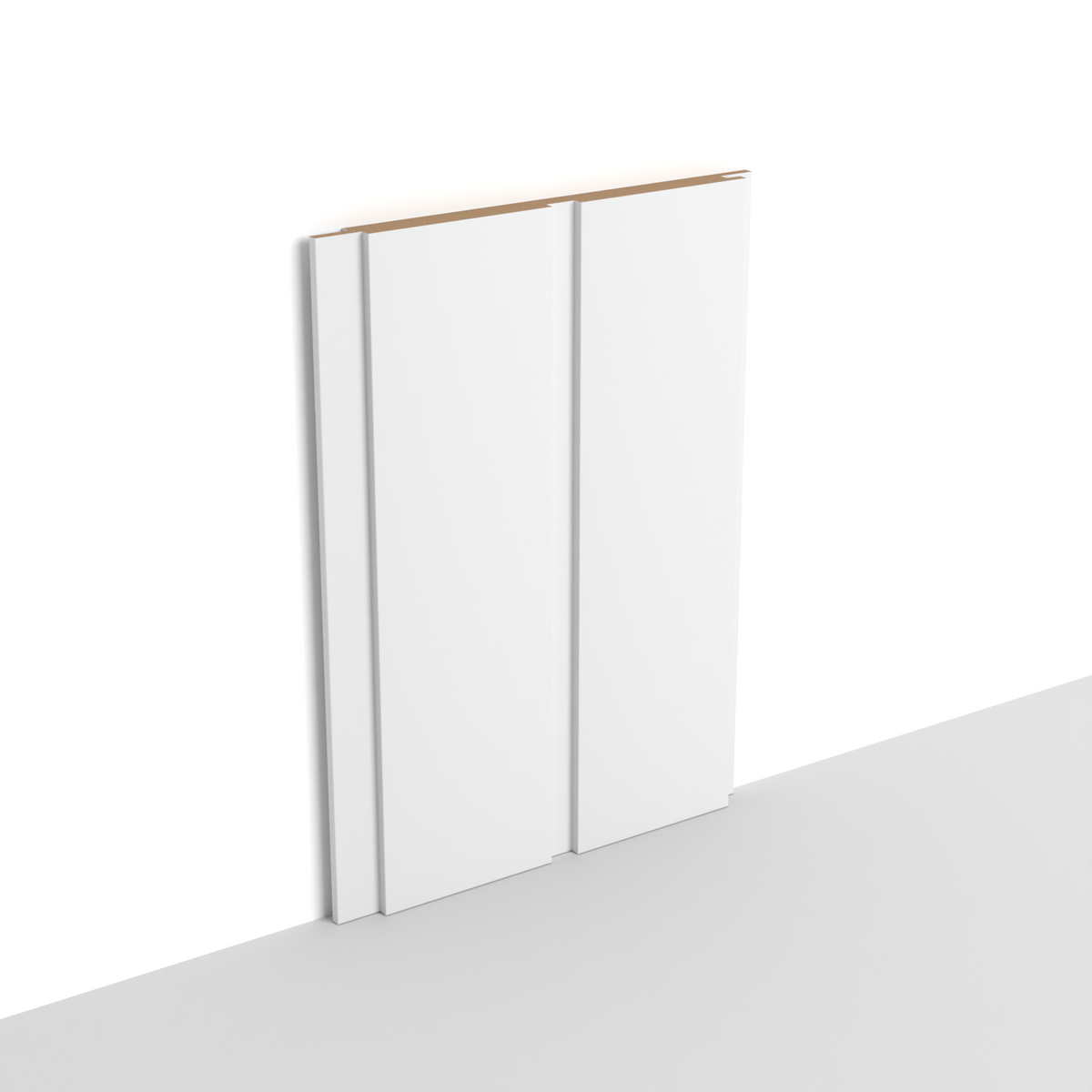 Panneau mural 3D WP15 blanc doux – inline large